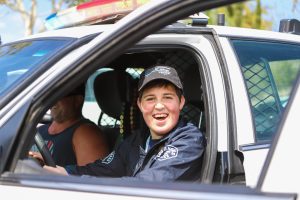 Teen with special needs gets birthday surprise from first responders, community