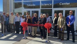 College of the Canyons officials cut ribbon on Don Takeda Science Center