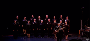 The Navy Band Sea Chanters preform in Santa Clarita