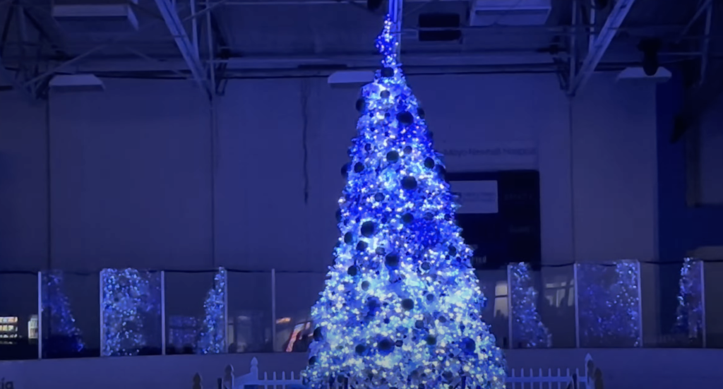 The Cube Christmas Tree Lighting