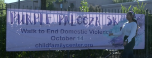 The Santa Clarita community dressed in purple to walk for a good cause