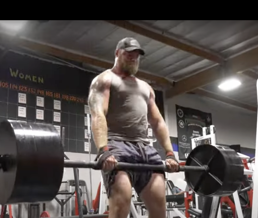 A local strong man who lifts for a higher purpose
