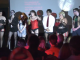 The cast of the Rocky Horror Picture Show on stage in Santa Clarita