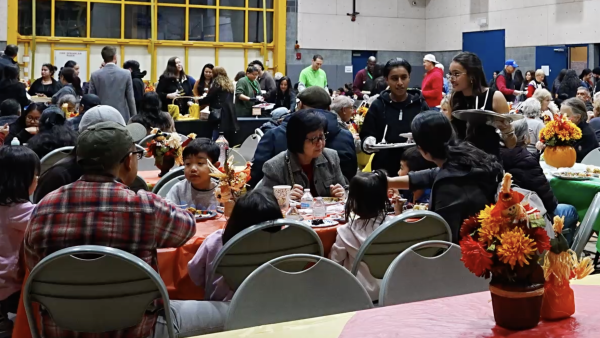Santa Clarita residents at the Community Thanksgiving Dinner.