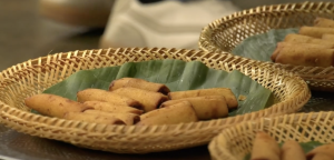 Lumpia eating showdown: Contestants devour cultural delicacies in a fun-fueled eating competition