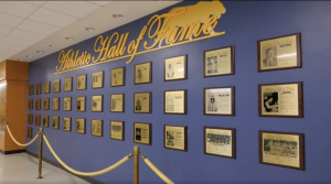 The Blue Carpet is rolled out as COC athletics honors Cougar legends of the past