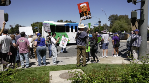 Residents take to the streets  at the ‘Stop The Cuts Rally’