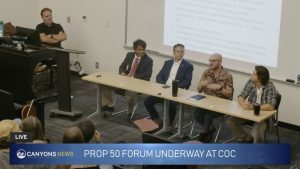 Proposition 50 forum held at College of the Canyons
