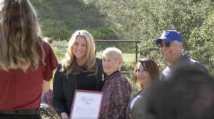 Preservation Committee celebrates the historic designation of a local hiking trail